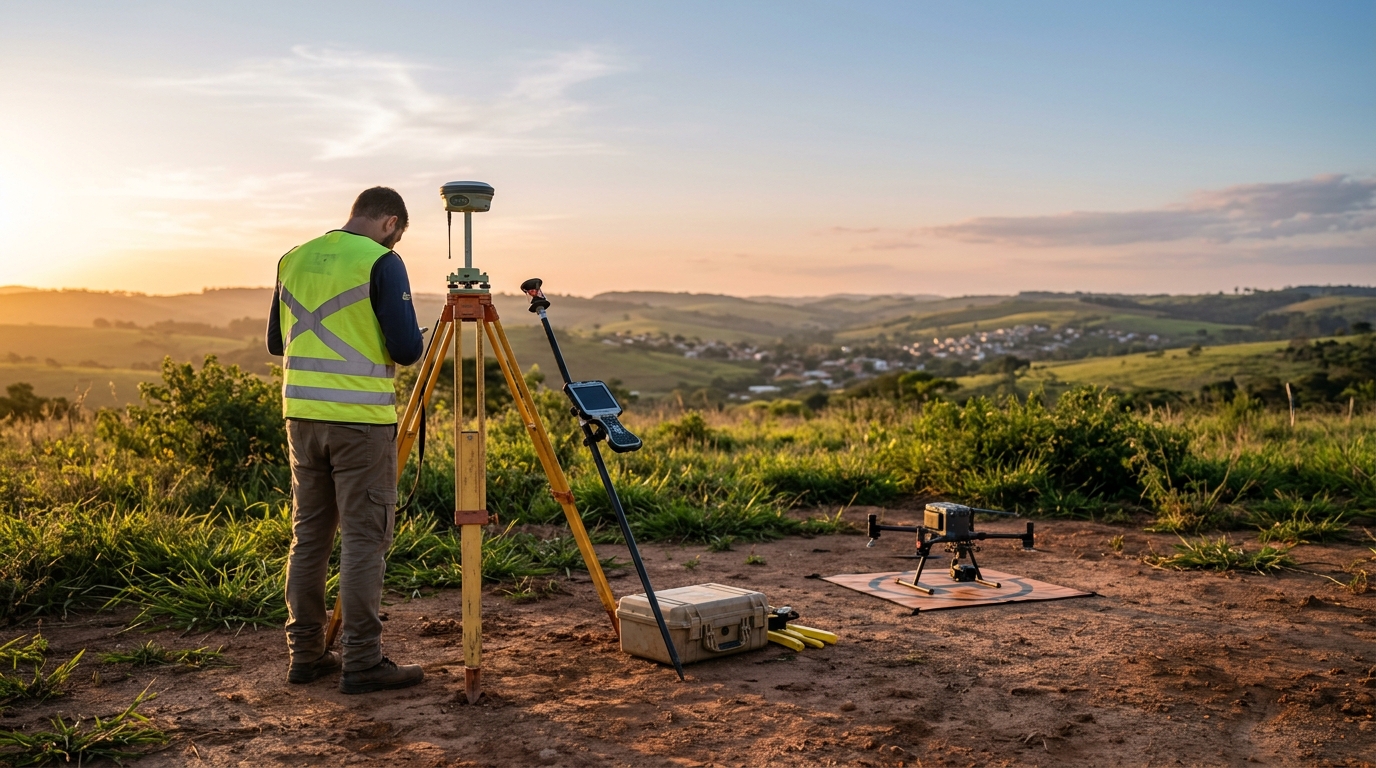 Levantamento cadastral drone scanner 3d sao paulo